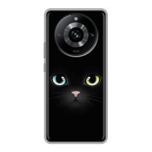 Чехол на тематику: Коты для Realme 11 (Черный Котик)