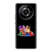 Чохли Амонг Ас для Realme 11 (AlphaPrint) (Амонг-ас)