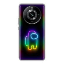 Чохли Амонг Ас для Realme 11 (AlphaPrint) (Яскравий скін)