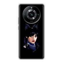 Чохли Венсдей на Realme 11 Уенсдей (AlphaPrint) (серйозна Венздей)