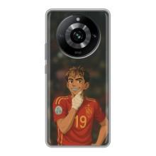 Чехол с футболистом Ламин Ямаль Realme 11 – Ямаль аниме