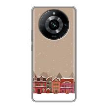 Новогодние, Праздничные Чехлы для Realme 11 - 2024 год – Зимний город