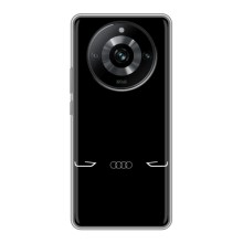 Силиконовый бампер с картинкой машины на Realme 11 (Силует Audi)