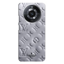 Текстурный Чехол Louis Vuitton для Реалми 11 (Белый ЛВ)