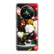 Бренднові Чохли для RealMe 12 5G - (PREMIUMPrint) (Nike цветы)