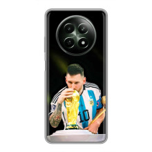 Чехлы для RealMe 12 5G (Leo чемпион) (AlphaPrint) (Кубок Месси)