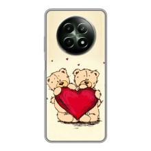 Чехлы для любимой на Реалми 12 5G (VPrint) (Медвежонки)