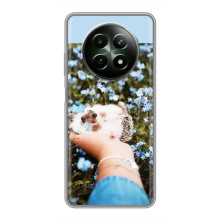 Чохли з зображенням різних тварин на RealMe 12 5G (Їжачок в руці)