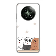 Чохли з зображенням різних тварин на RealMe 12 5G (Здивовані ведмедики)