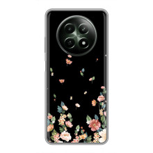 Чехол для Реалми 12 5G - с принтом (Дизайнерские) (AlphaPrint) (Маленькие цветы)