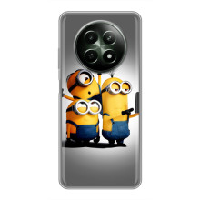 Чехол для Ребёнка на Реалми 12 5G (VPrint) (Три миньона)