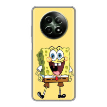 Чехол Губка Боб для Реалми 12 5G (Веселый Спанч Боб)