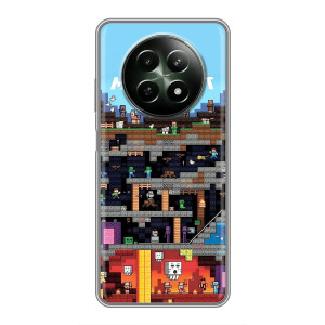 Чехол Майнкрафт на RealMe 12 5G (AlphaPrint) Minecraft