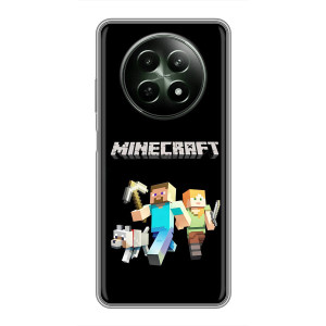 Чехол Майнкрафт на RealMe 12 5G (AlphaPrint) Minecraft
