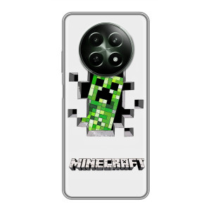 Чехол Майнкрафт на RealMe 12 5G (AlphaPrint) Minecraft