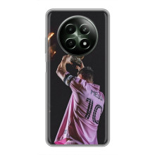 Чехол Месси футболист для RealMe 12 5G (Месси с кубом)