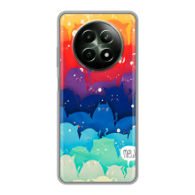 Чехол на Реалми 12 5G с Котами (VPrint) (Mew)