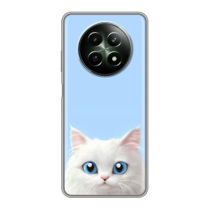 Чохол на тематику: Коти для RealMe 12 5G – Білий кіт
