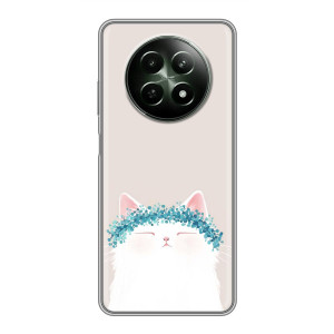 Чохол на тематику: Коти для RealMe 12 5G – Білий котик