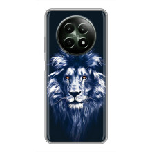 Чохол з картинкою на RealMe 12 5G – Лев – синій