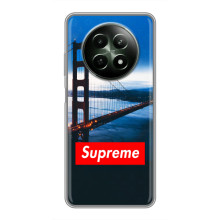 Чехол для RealMe 12 5G с картинкой Supreme (AlphaPrint) (Стиль Supreme)