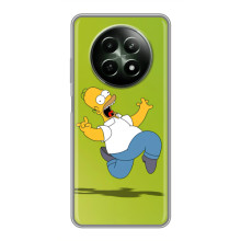 Чехол с Симпсонами для RealMe 12 5G (VPrint) – Гомер Симпсон