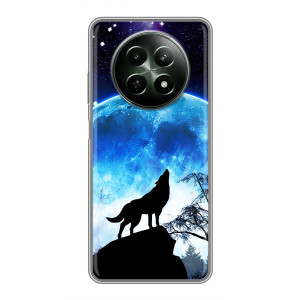 Чехол с Волком на RealMe 12 5G – Воет на луну
