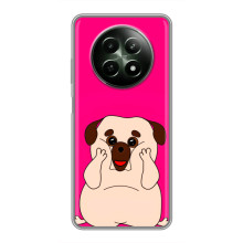 Чохол (ТПУ) Милі песики для RealMe 12 5G (Веселий Мопсік)