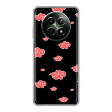 Чехол с символикой Аниме для RealMe 12 5G – Анимешные тучки