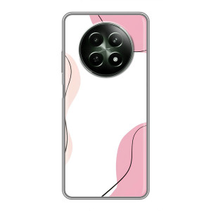 Чехол цветочный дизайн для RealMe 12 5G – Розовый фон