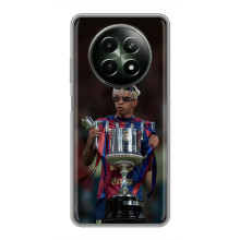 Чехол с футболистом Ламин Ямаль RealMe 12 5G (Ямал с кубком)