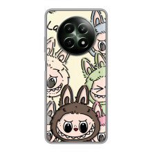Чехол с Лабубу на RealMe 12 5G (Коллаж Лабубу)
