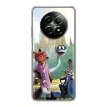 Чехол Зоотрополіс на RealMe 12 5G – Ник Джуди и змея