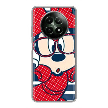 Эксклюзивный чехол для RealMe 12 5G (AlphaPrint - Мультяшные) (Маус в очках)