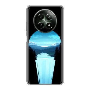 Літній Чохол на RealMe 12 5G – Синій Водоспад