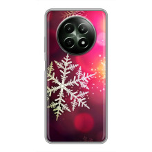 Новогодние Чехлы для Реалми 12 5G (VPrint) (Снежинка)
