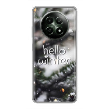 Новогодние, Праздничные Чехлы для RealMe 12 5G - 2024 год (Hello winter)
