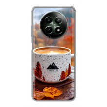 Чехол с уникальным дизайном «Осень с кофе» для RealMe 12 5G – Кофе на природе