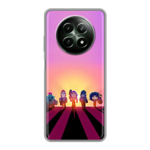 Силіконовый Чохол на RealMe 12 5G з картинкою Brawl Stars (Персонажі на заході сонця)