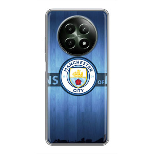 Силиконовые Чехлы принт Футбол на RealMe 12 5G – ManCity