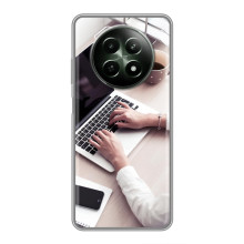 Силіконовий бампер (Працівники) на RealMe 12 5G – Офісний працівник