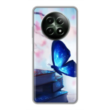 Силіконовий бампер з картинкою звірів для RealMe 12 5G (Метелик синій)