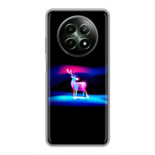 Силіконовий бампер з картинкою звірів для RealMe 12 5G (Яскравий олень)