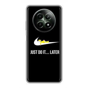 Силиконовый Чехол на RealMe 12 5G с картинкой Nike (Later)