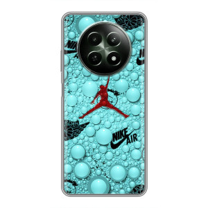 Силиконовый Чехол Nike Air Jordan на Реалми 12 5Г – Джордан Найк
