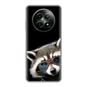 Силиконовый Чехол с Енотами на RealMe 12 5G – Стильный Енот