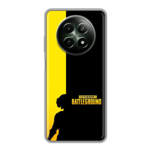 Чохол (TPU) з картинкою "Лого Пабг" на РеаlМе 12 5G – Battlegrounds