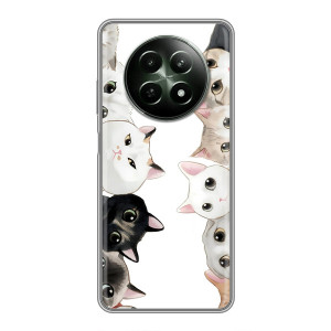 Силиконовый чехол с котиком для RealMe 12 5G – Коты