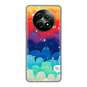 Силиконовый чехол с котиком для RealMe 12 5G – Mew