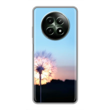 Силіконовий Чохол з кульбабками на RealMe 12 5G – Захід з кульбабкою